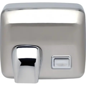 Push button hand dryer